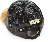 Big Boy Arkansas At Pine Bluff Golden Lions S145 Womens Sequins Cap [Black]