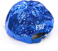 Big Boy Fayetteville State Broncos S145 Womens Sequins Cap [Royal Blue]