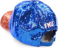 Big Boy Florida Memorial Lions S145 Womens Sequins Cap [Royal Blue]