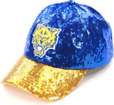 Big Boy Fort Valley State Wildcats S145 Womens Sequins Cap [Royal Blue]