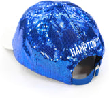 Big Boy Hampton Pirates S145 Womens Sequins Cap [Royal Blue]