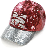 Big Boy Morehouse Maroon Tigers S145 Womens Sequins Cap [Maroon]