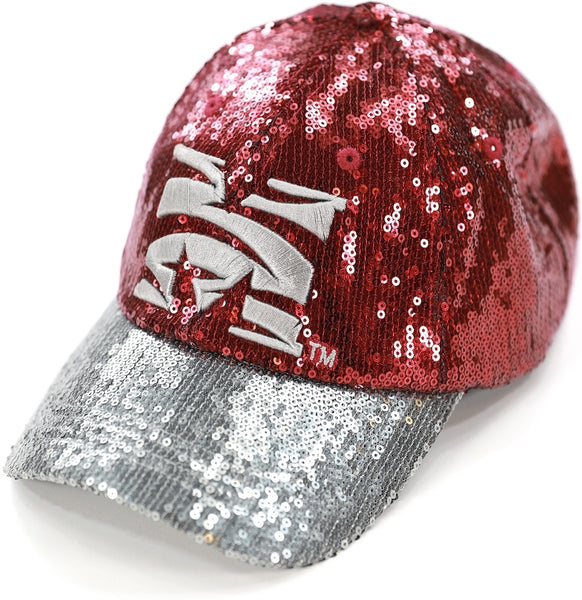 Big Boy Morehouse Maroon Tigers S145 Womens Sequins Cap [Maroon]