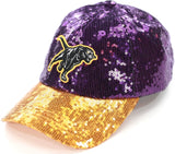 Big Boy Prairie View A&M Panthers S145 Womens Sequins Cap [Purple]