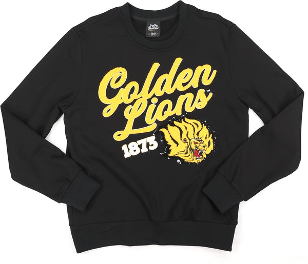 Big Boy Arkansas At Pine Bluff Golden Lions S5 Mens Crewneck Sweatshirt [Black]