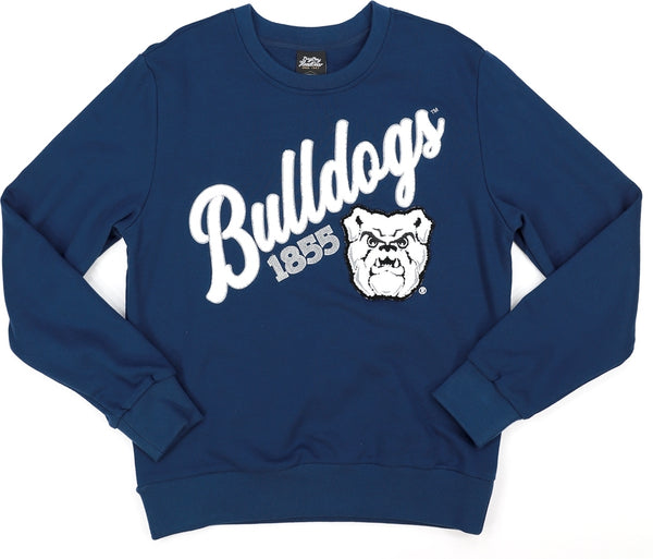 Big Boy Butler Bulldogs S5 Mens Crewneck Sweatshirt [Navy Blue]
