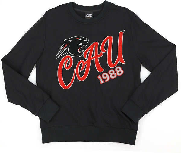 Big Boy Clark Atlanta Panthers S5 Mens Crewneck Sweatshirt [Black]