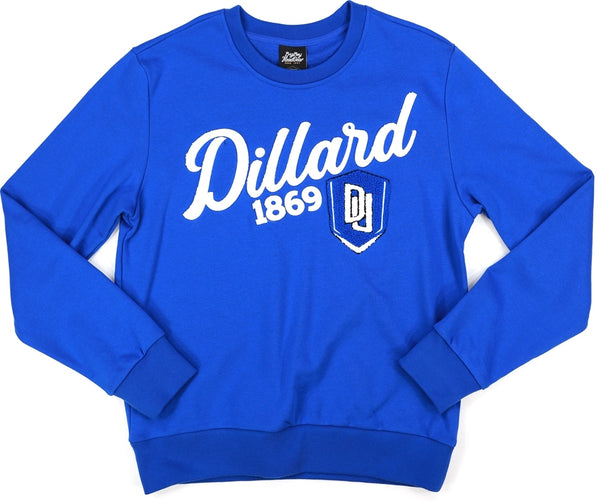 Big Boy Dillard Bleu Devils S5 Mens Crewneck Sweatshirt [Royal Blue]