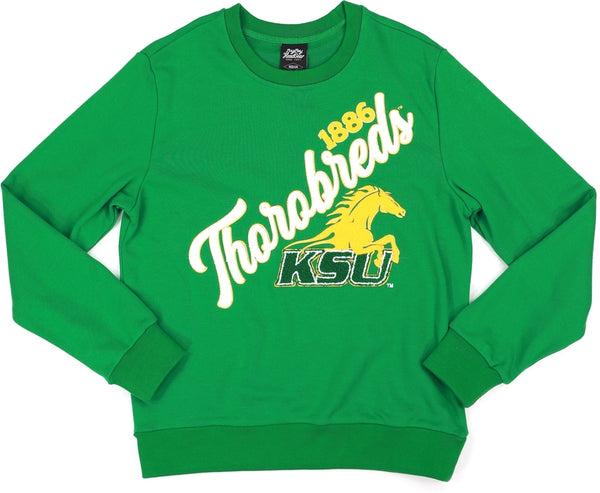 Big Boy Kentucky State Thorobreds S5 Mens Crewneck Sweatshirt [Green]