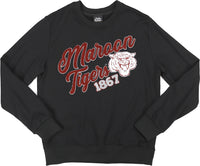 Big Boy Morehouse Maroon Tigers S5 Mens Crewneck Sweatshirt [Black]