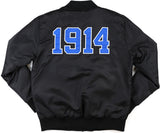 Big Boy Phi Beta Sigma Divine 9 S4 Bomber Jacket [Black]