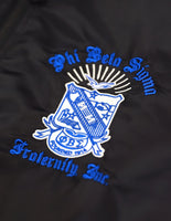 Big Boy Phi Beta Sigma Divine 9 S4 Bomber Jacket [Black]