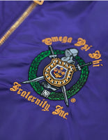 Big Boy Omega Psi Phi Divine 9 S4 Bomber Jacket [Purple]