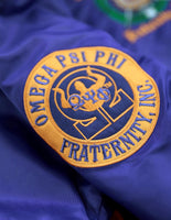 Big Boy Omega Psi Phi Divine 9 S4 Bomber Jacket [Purple]