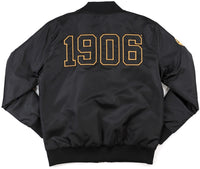 Big Boy Alpha Phi Alpha Divine 9 S4 Bomber Jacket [Black]