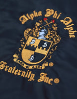 Big Boy Alpha Phi Alpha Divine 9 S4 Bomber Jacket [Black]
