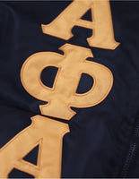 Big Boy Alpha Phi Alpha Divine 9 S4 Bomber Jacket [Black]
