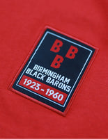 Big Boy Birmingham Black Barons S1 Mens Long Sleeve Tee [Crimson Red]