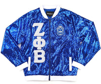 Big Boy Zeta Phi Beta Divine 9 S4 Sequins Jacket [Royal Blue]
