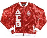Big Boy Delta Sigma Theta Divine 9 S4 Sequins Jacket [Red]