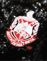 Big Boy Delta Sigma Theta Divine 9 S4 Sequins Jacket [Black]