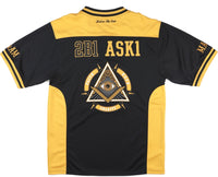 Big Boy Prince Hall Mason Divine S16 Football Jersey [Black]