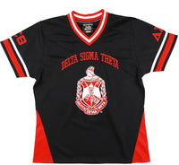Big Boy Delta Sigma Theta Divine 9 S16 Football Jersey [Black]