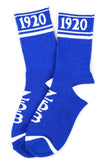 Big Boy Zeta Phi Beta Divine 9 S5 Athletic Socks [Royal Blue]