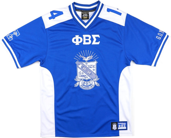 Big Boy Phi Beta Sigma Divine 9 S16 Football Jersey [Royal Blue]