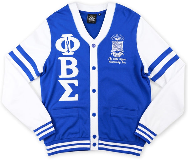 Big Boy Phi Beta Sigma Divine 9 S6 Cardigan [Royal Blue]