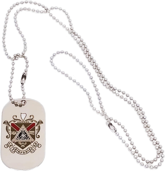Phi Mu Alpha Sinfonia Double Sided Dog Tag [Silver]