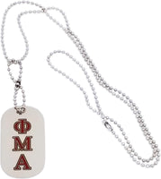 Phi Mu Alpha Sinfonia Double Sided Dog Tag [Silver]