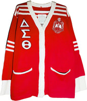 Buffalo Dallas Delta Sigma Theta Cardigan Sweater [Red]
