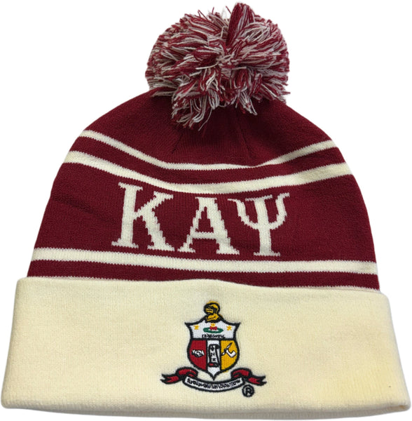 Buffalo Dallas Kappa Alpha Psi 2-Tone Skull Cap [Crimson Red]