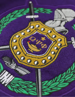 Big Boy Omega Psi Phi Divine 9 S5 V-Neck Sweater [Purple]
