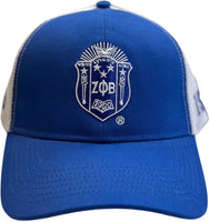 Buffalo Dallas Zeta Phi Beta Trucker Baseball Cap [Blue]