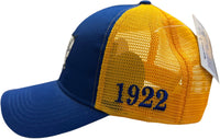 Buffalo Dallas Sigma Gamma Rho Trucker Baseball Cap [Blue]