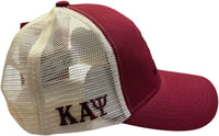 Buffalo Dallas Kappa Alpha Psi Trucker Baseball Cap [Crimson Red]