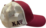 Buffalo Dallas Kappa Alpha Psi Trucker Baseball Cap [Crimson Red]
