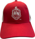 Buffalo Dallas Delta Sigma Theta Trucker Baseball Cap [Red]