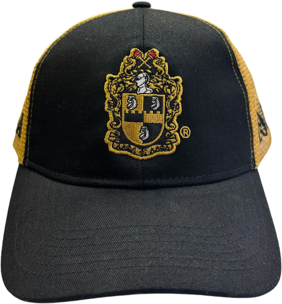 Buffalo Dallas Alpha Phi Alpha Trucker Baseball Cap [Black]