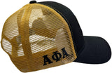 Buffalo Dallas Alpha Phi Alpha Trucker Baseball Cap [Black]