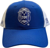 Buffalo Dallas Zeta Phi Beta Color Block Baseball Cap [Blue]