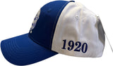Buffalo Dallas Zeta Phi Beta Color Block Baseball Cap [Blue]