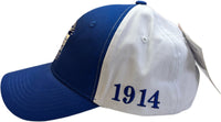 Buffalo Dallas Phi Beta Sigma Color Block Baseball Cap [Blue]