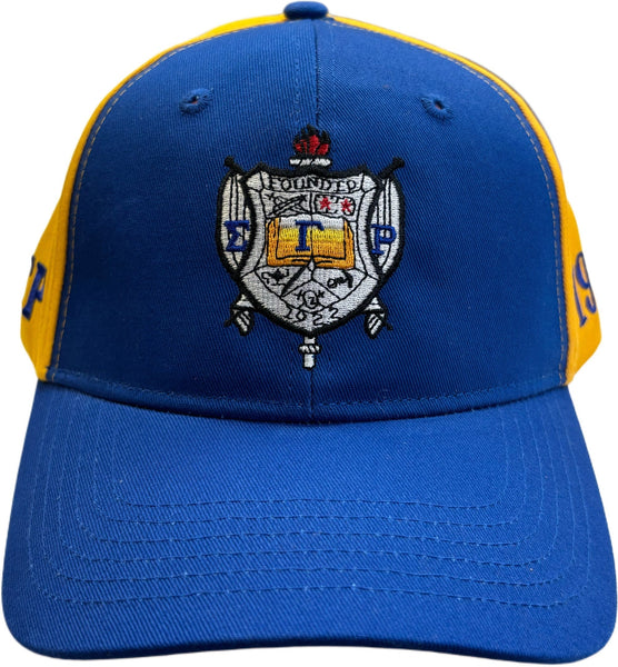 Buffalo Dallas Sigma Gamma Rho Color Block Baseball Cap [Blue]