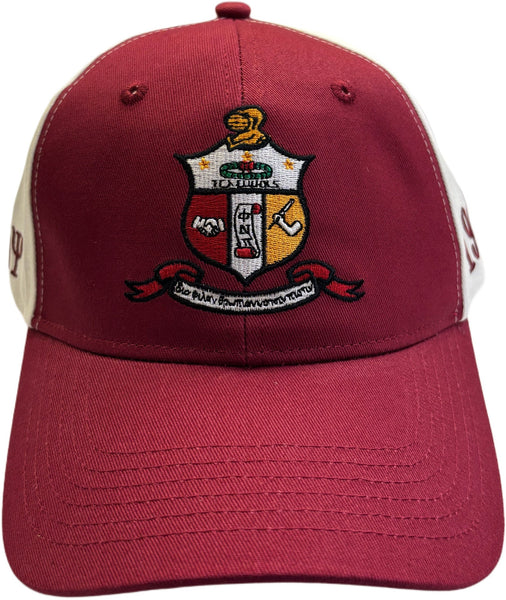 Buffalo Dallas Kappa Alpha Psi Color Block Baseball Cap [Crimson Red]