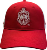 Buffalo Dallas Delta Sigma Theta Color Block Baseball Cap [Red]