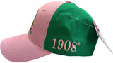 Buffalo Dallas Alpha Kappa Alpha Color Block Baseball Cap [Pink]