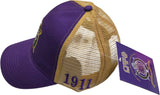 Buffalo Dallas Omega Psi Phi Trucker Baseball Cap [Purple]